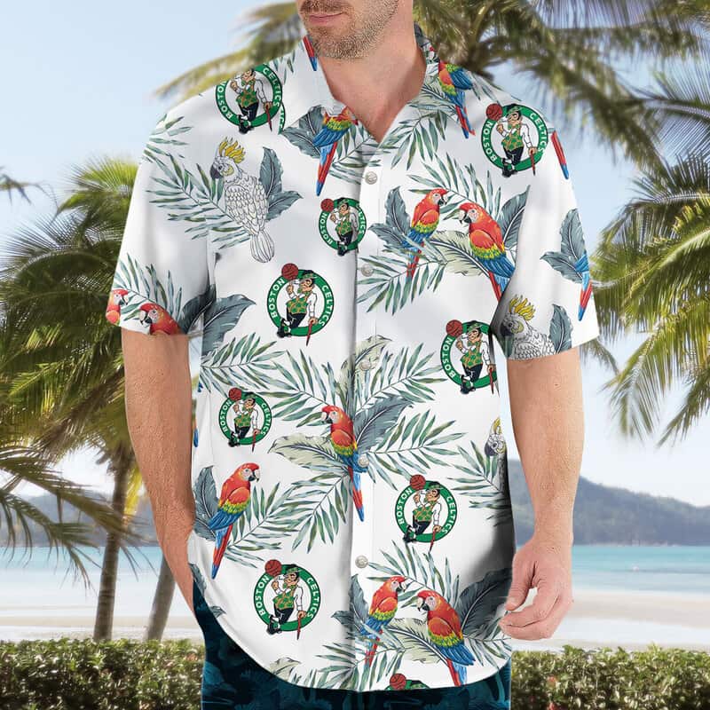 Boston Celtics Hawaiian Shirt Gift For Basketball Lovers