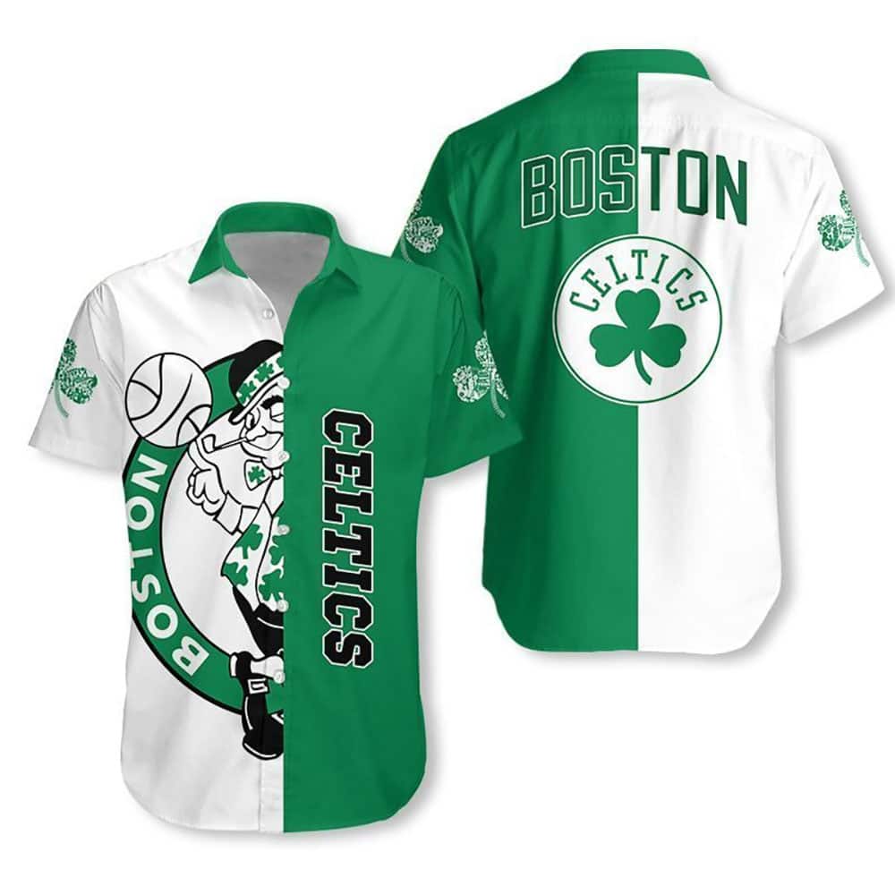 Basic Boston Celtics Hawaiian Shirt Best Basketball Gift