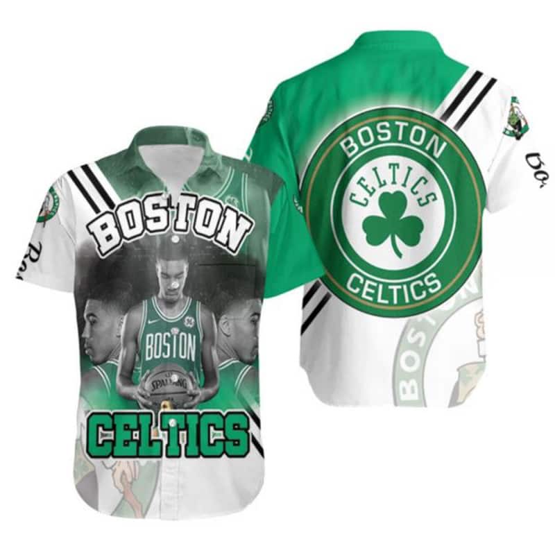 Jayson Tatum Boston Celtics Hawaiian Shirt Gift For Basketball Fans