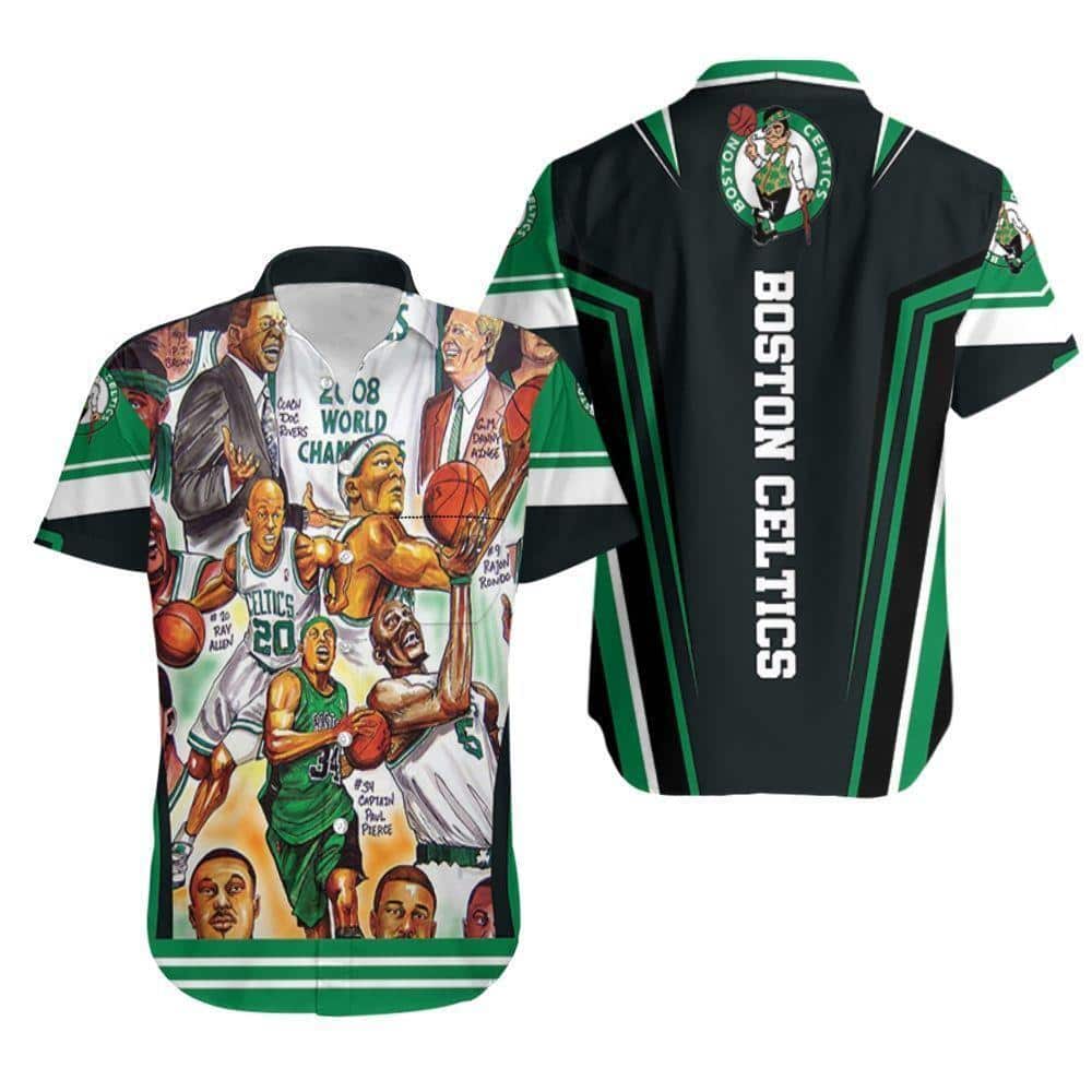 Boston Celtics Hawaiian Shirt For Basketball Players