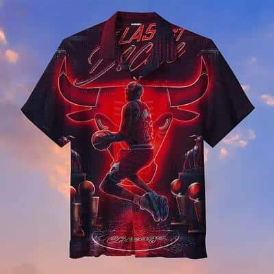 Michael Jordan Chicago Bulls Hawaiian Shirt Gift For Basketball Lovers