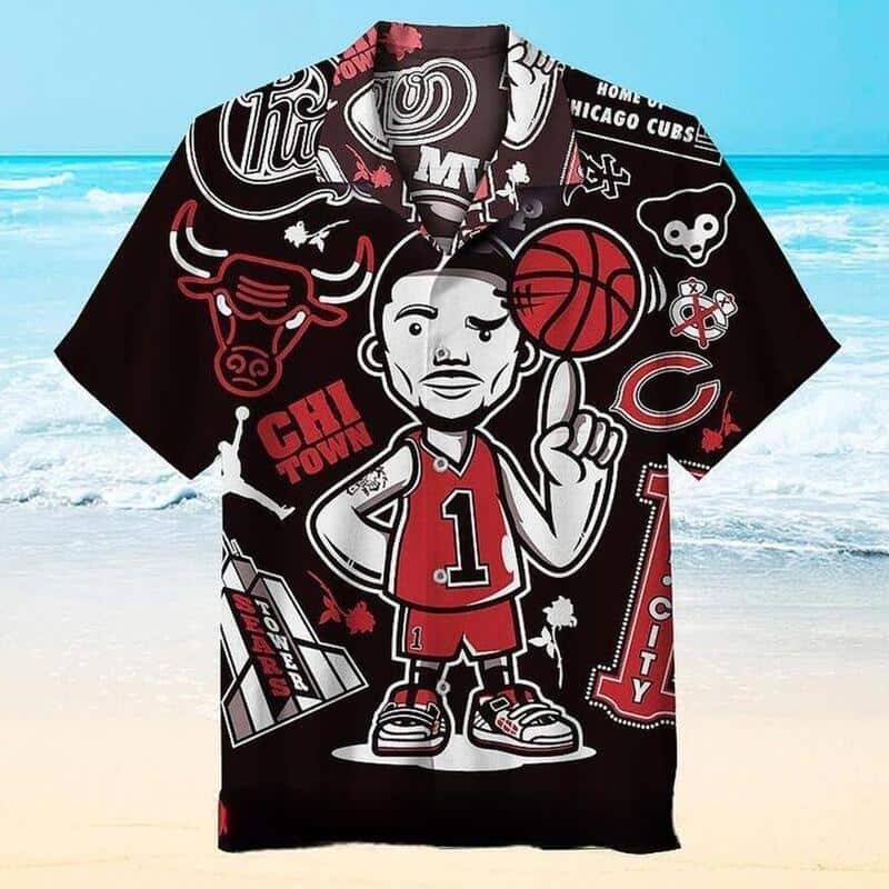 Chicago Bulls Hawaiian Shirt Gift For Basketball Players