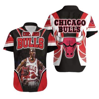 Michael Jordan 23 Chicago Bulls Hawaiian Shirt