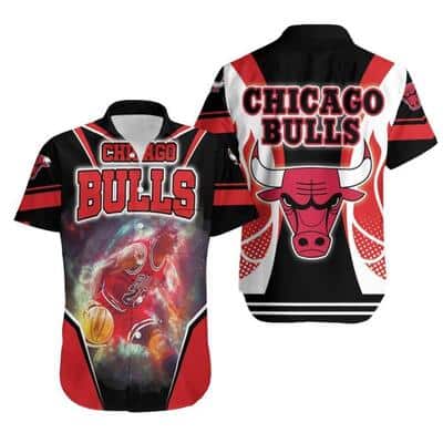 Michael Jordan 23 Chicago Bulls Gift For Basketball Players Hawaiian Shirt