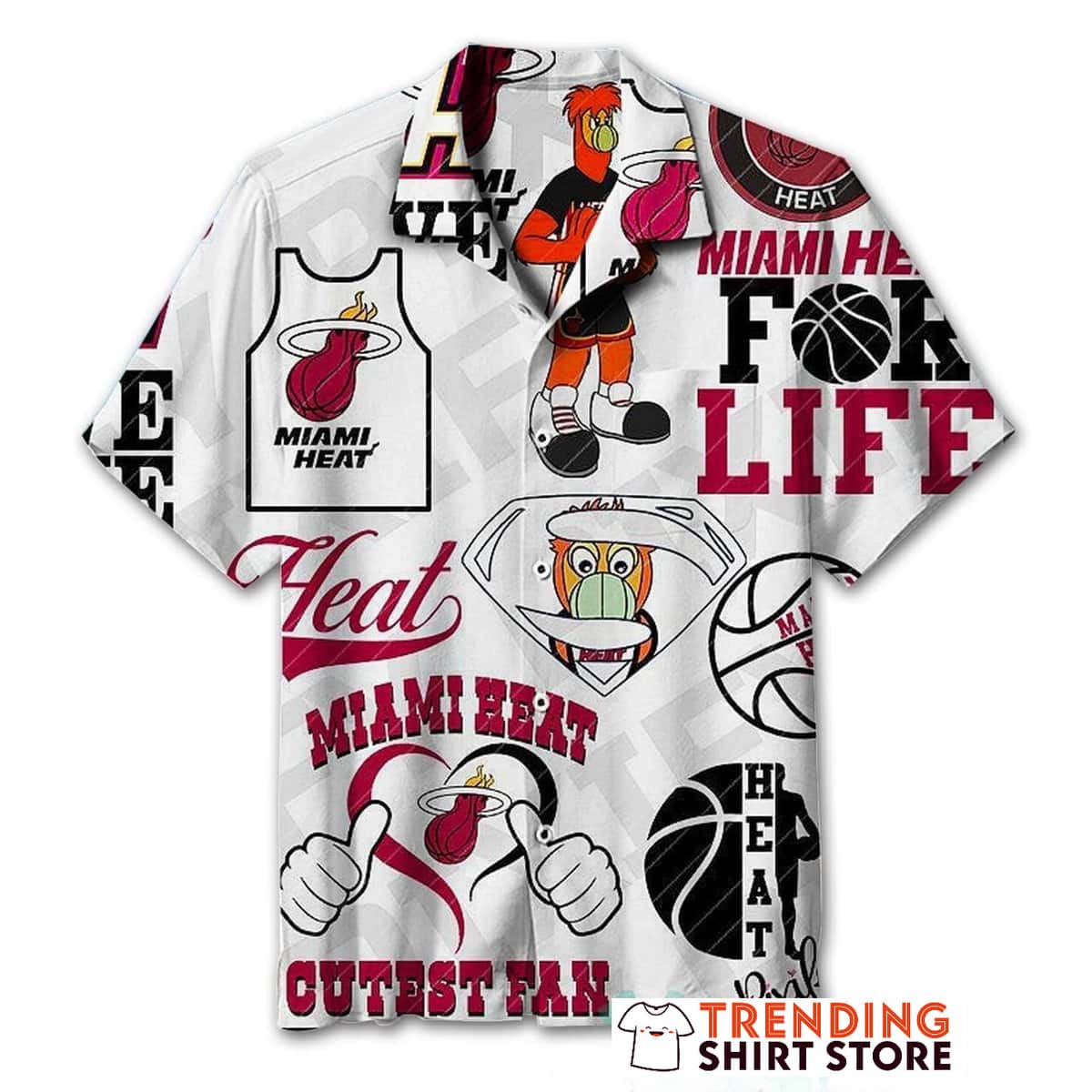 Funny Miami Heat Hawaiian Shirt Gift For Basketball Lovers