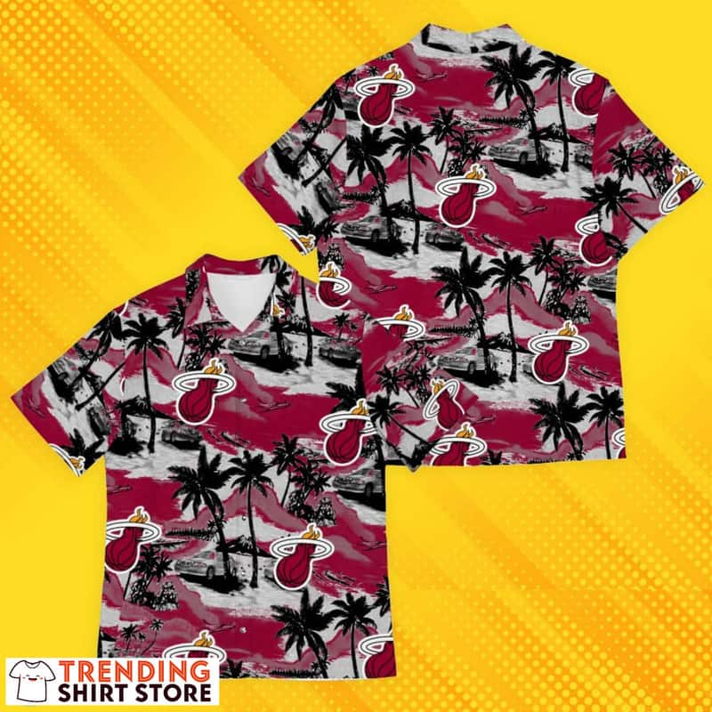 Miami Heat Hawaiian Shirt Tropical Patterns Gift For Beach Lovers