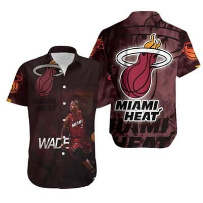 Dwyane Wade 3 Miami Heat Hawaiian Shirt Gift For Basketball Lovers