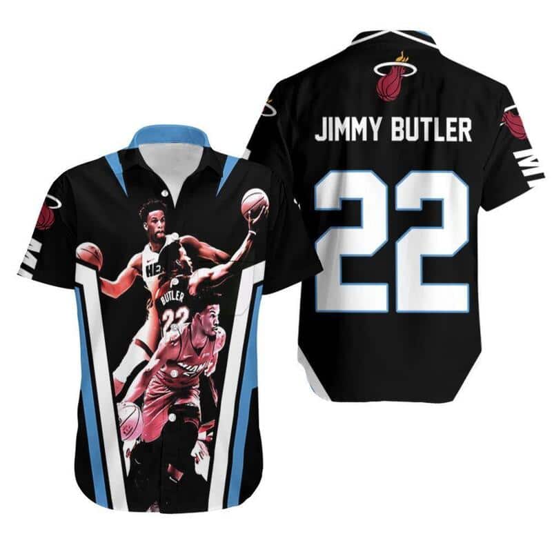 Miami Heat Hawaiian Shirt Jimmy Butler 22
