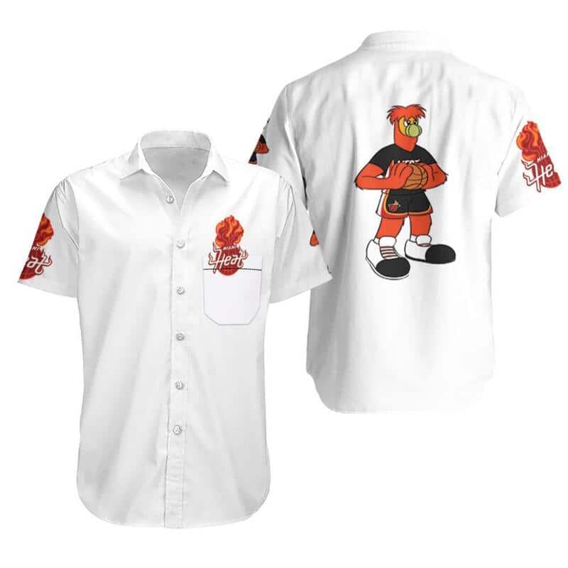 Mascot Miami Heat Hawaiian Shirt Gift For Heat Fans