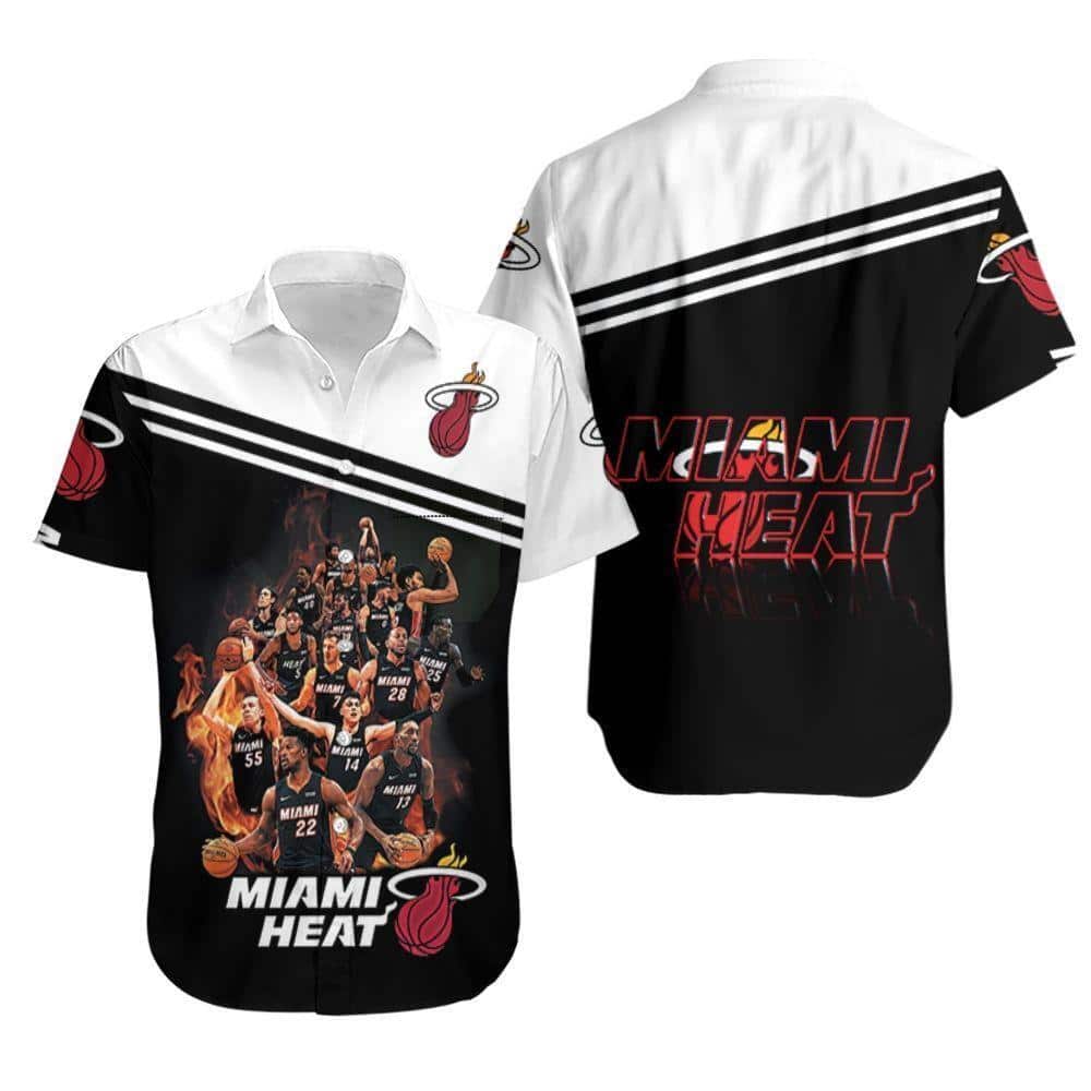 Miami Heat Hawaiian Shirt For Basketball Lovers