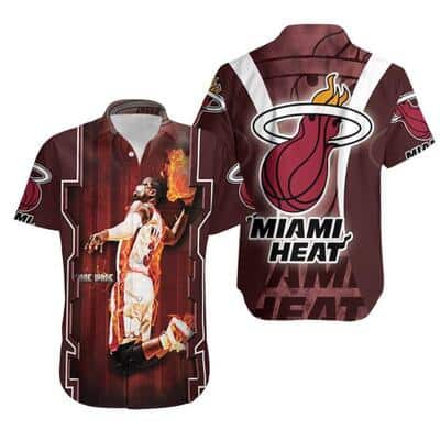 Dwyane Wade Miami Heat Hawaiian Shirt Gift For Basketball Fans