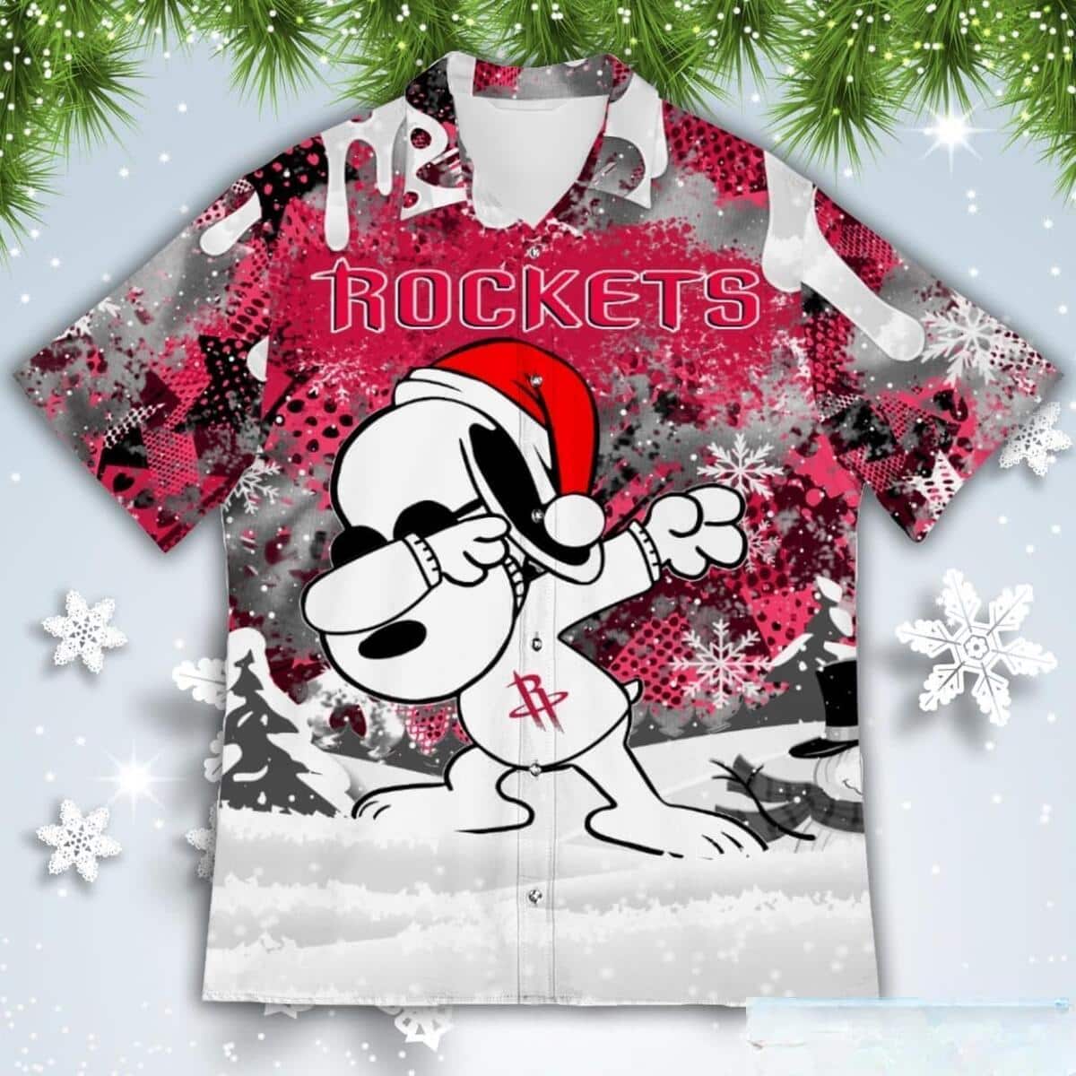 Funny Snoopy Houston Rockets Hawaiian Shirt