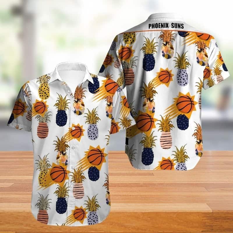 Phoenix Suns Hawaiian Shirt Flower Summer Beach Lovers Gift