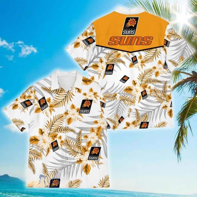 Phoenix Suns Hawaiian Shirt Flower Pattern Beach Lovers Gift