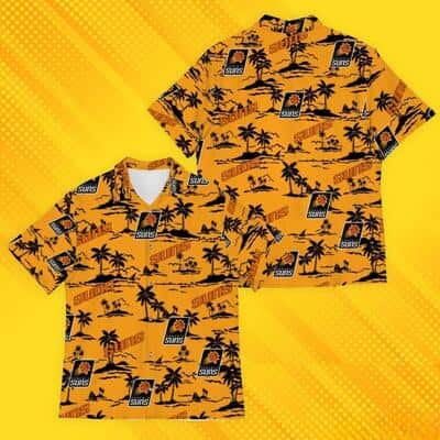 Phoenix Suns Island Pattern Hawaiian Shirt