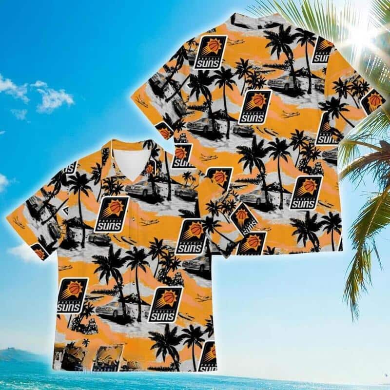 Vintage Phoenix Suns Tropical Coconut Hawaiian Shirt