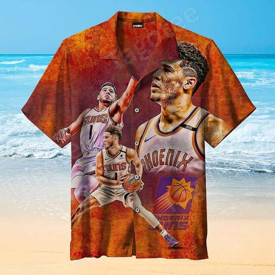 Devin Booker 1 Phoenix Suns Hawaiian Shirt Gift For Basketball Lovers