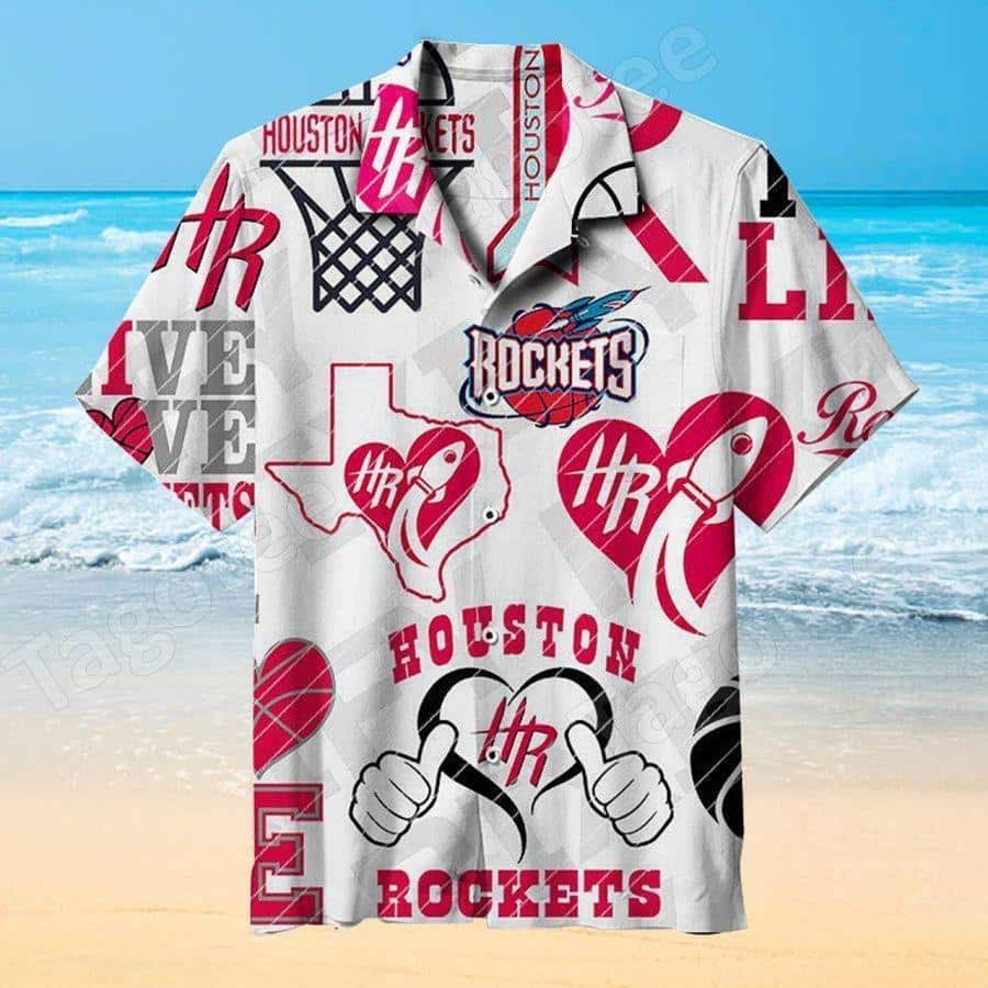 Houston Rockets Hawaiian Shirt Birthday Gift For Basketball Players