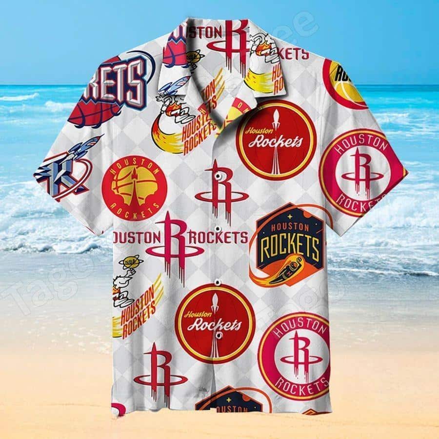 Houston Rockets Hawaiian Shirt Gift For Basketball Players