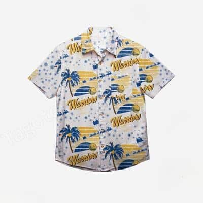 Golden State Warriors Hawaiian Shirt Winter Tropical