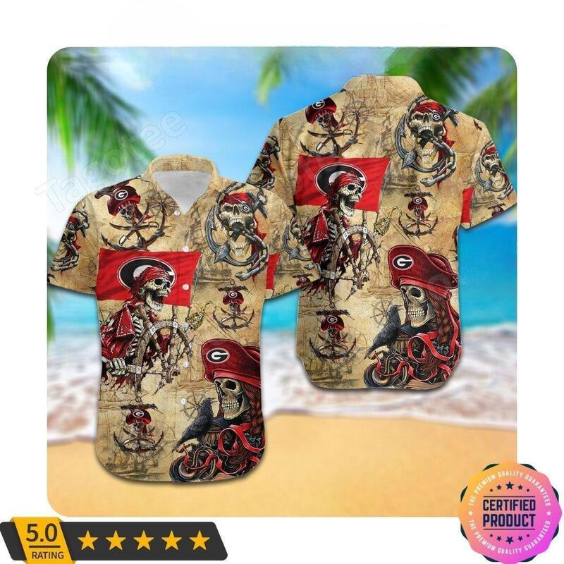 Georgia Bulldogs UGA Hawaiian Shirt Gift For Football Players