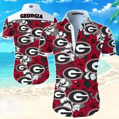 Georgia Bulldogs UGA Hawaiian Shirt Valentine's Gift For Football Fans