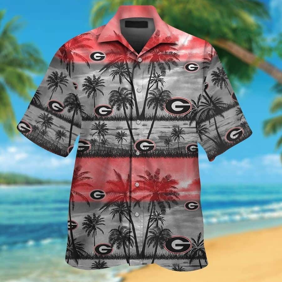 Georgia Bulldogs UGA Hawaiian Shirt Gift For Beach Lovers