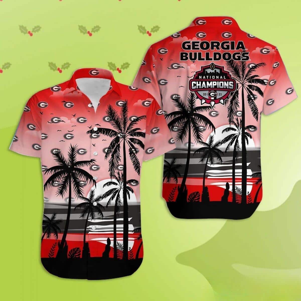 Georgia Bulldogs UGA Hawaiian Shirt Gift For Football Lovers