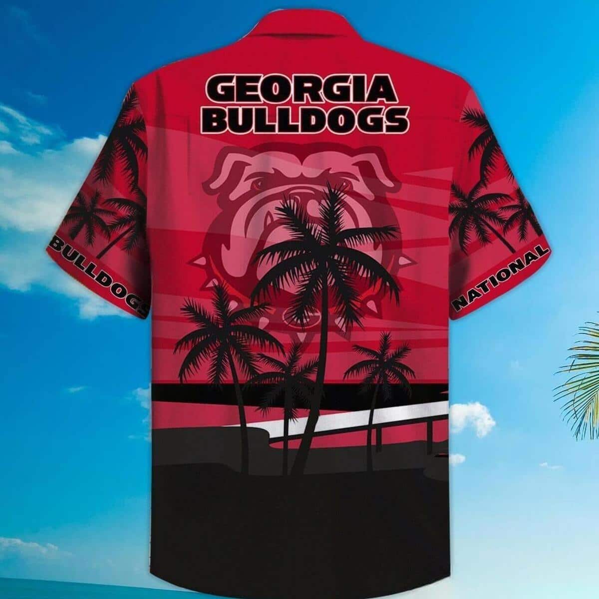 Georgia Bulldogs Champions UGA Hawaiian Shirt Valentine's Gift For Football Lovers