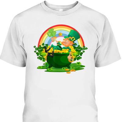 Funny Leprechaun Shamrock St. Patrick’s Day T-Shirt