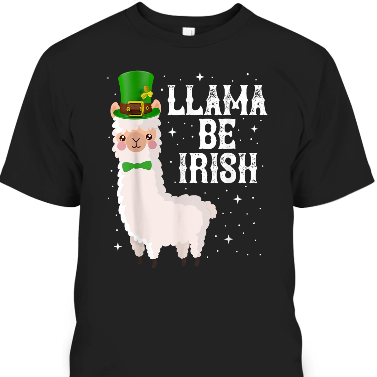 Funny St Patrick's Day Llama Be Irish T-Shirt