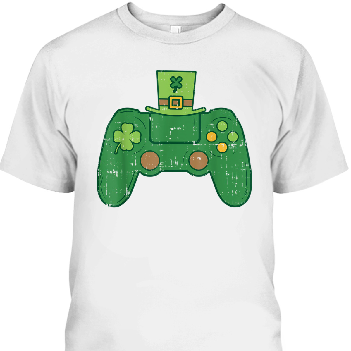 Controller Irish Gamer Boys St Patrick's Day T-Shirt
