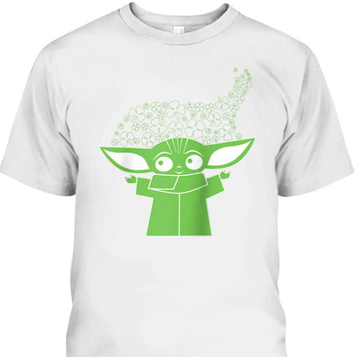 Grogu Star Wars The Mandalorian St Patrick’s Day T-Shirt