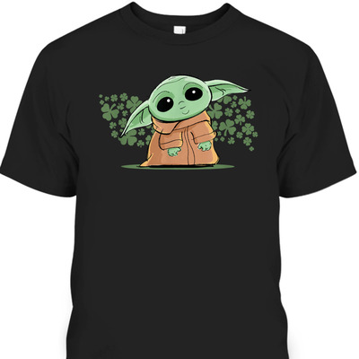 Baby Yoda Star Wars The Mandalorian St Patrick's Day T-Shirt