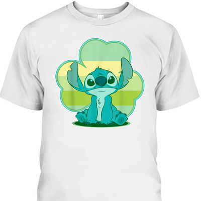 Cool Disney Lilo & Stitch St Patrick’s Day T-Shirt