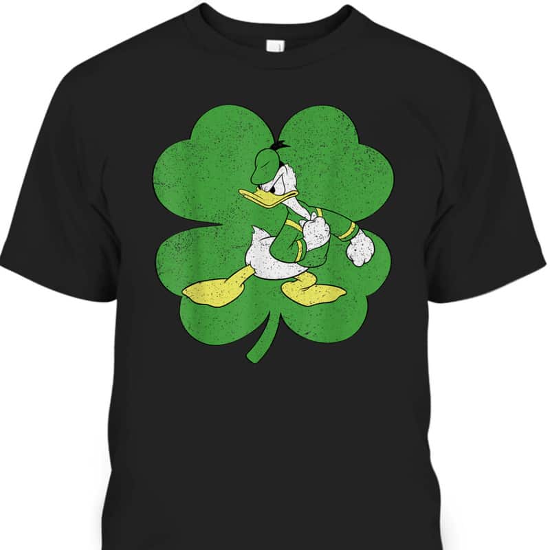 Funny Disney Donald Duck Shamrock St Patrick's Day T-Shirt