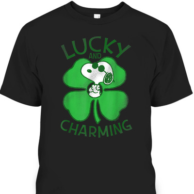 Peanuts Snoopy St Patrick's Day T-Shirt Lucky And Charming