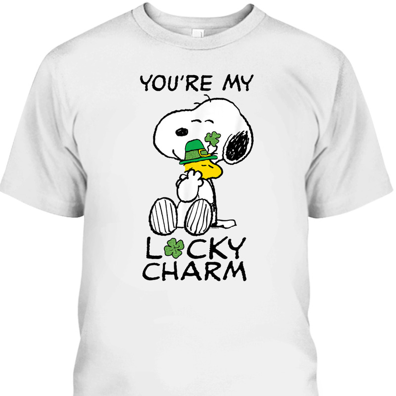 Peanuts St Patrick's Day T-Shirt Snoopy You're My Lucky Charm