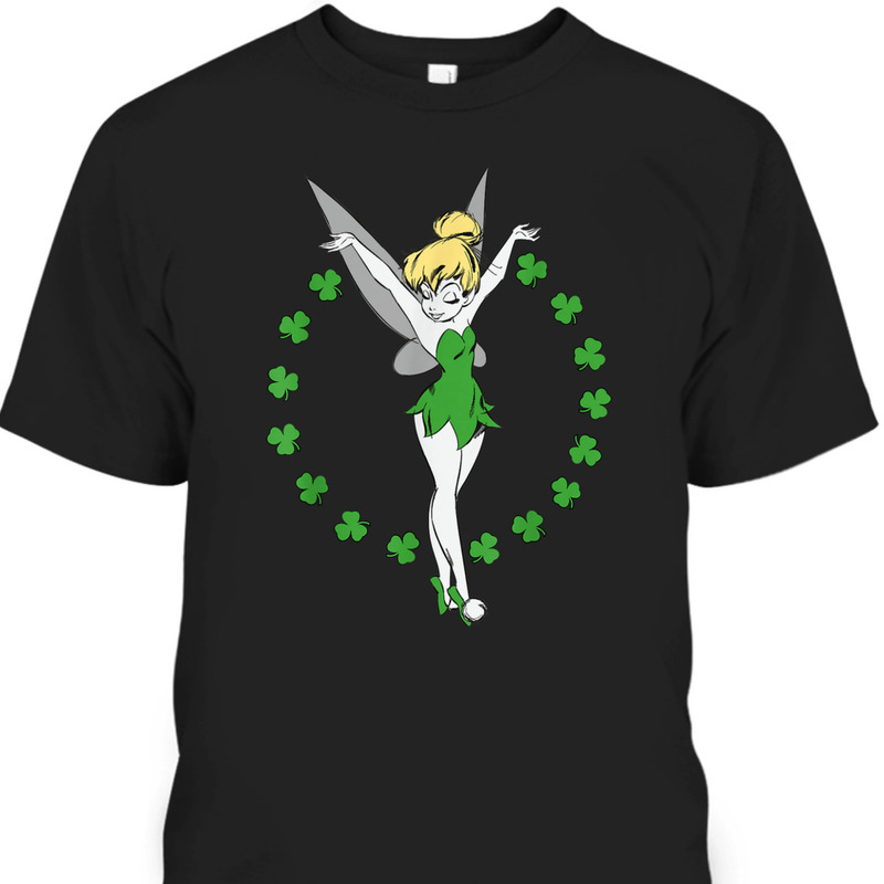 Disney Tinker Bell Ring Of Shamrocks St Patrick's Day T-Shirt