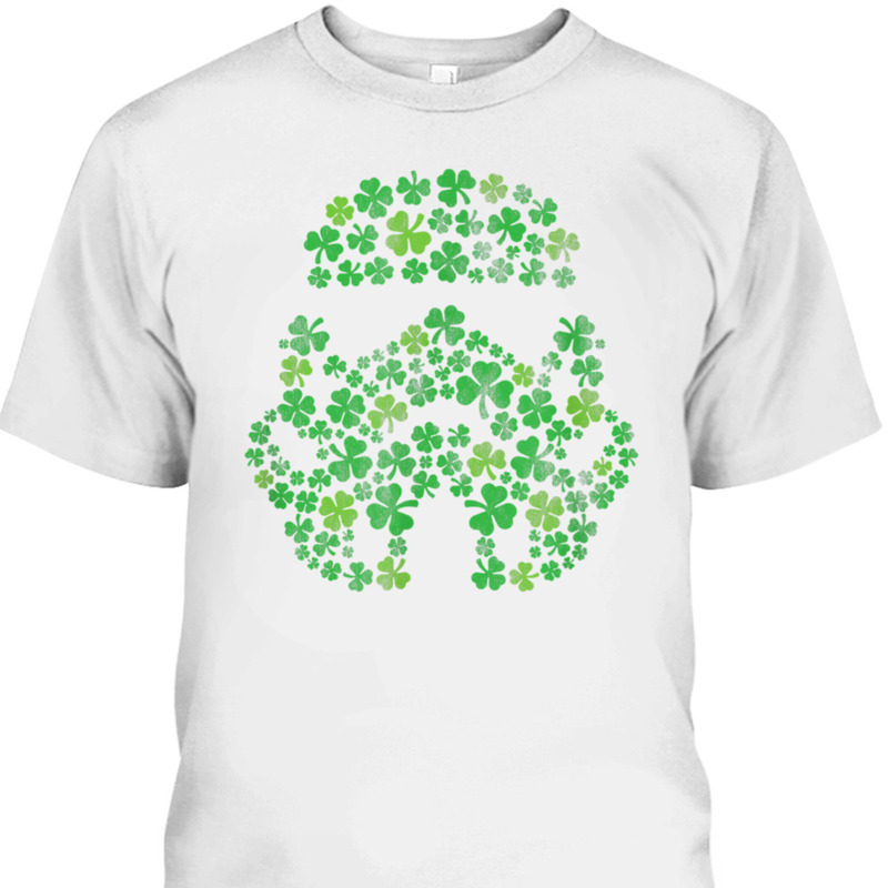 Star Wars Stormtroopers Green Shamrocks St Patrick's Day T-Shirt