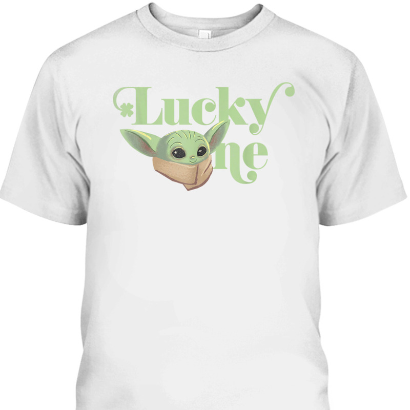 Baby Yoda Star Wars St Patrick's Day The Mandalorian Lucky Me T-Shirt
