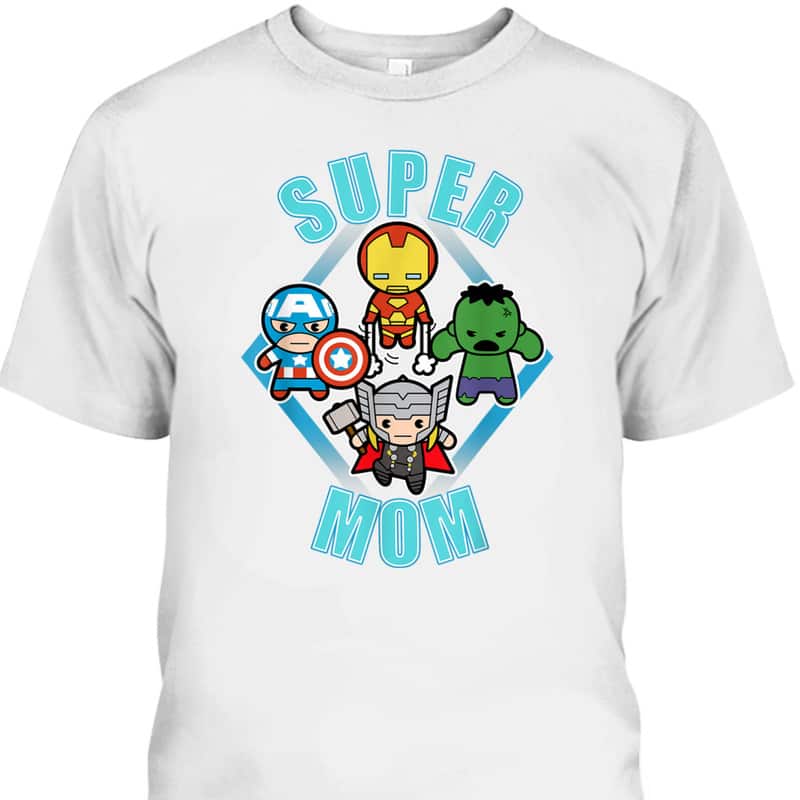 Marvel Mother's Day T-Shirt Super Mom Gift