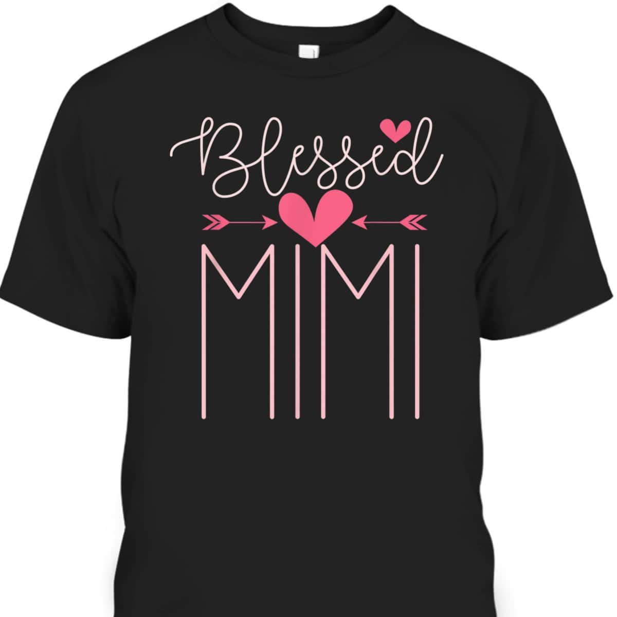 Mother's Day T-Shirt Blessed Mimi Cute Gift For Mom