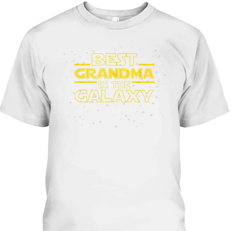 Mother's Day T-Shirt Best Grandma In The Galaxy Gift For Mother In Law