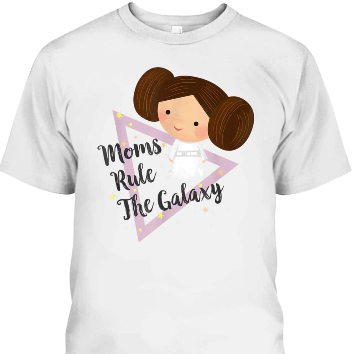 Mother's Day T-Shirt Star Wars Princess Leia Moms Rule The Galaxy