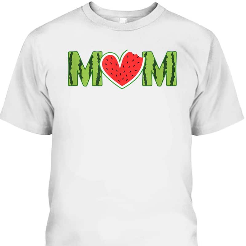 Funny Mother's Day T-Shirt Watermelon Summer Fruit Gift For Mother-In-Law