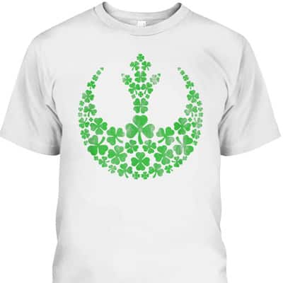 Star Wars Rebel Alliance Green Shamrocks St Patrick’s Day T-Shirt
