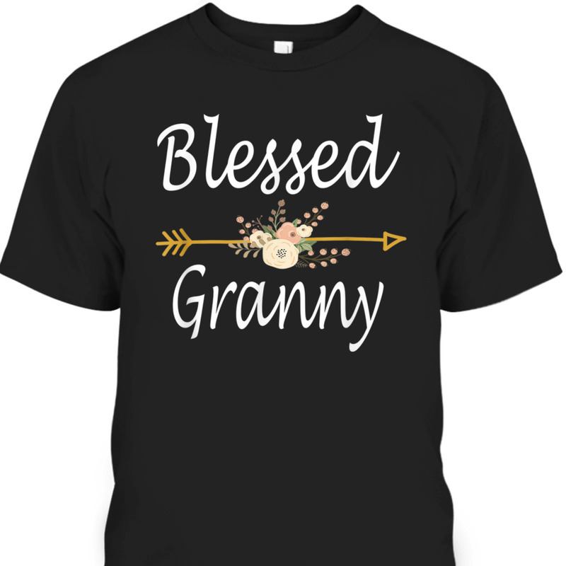 Mother's Day T-Shirt Blessed Granny Gift For Mom Grandma