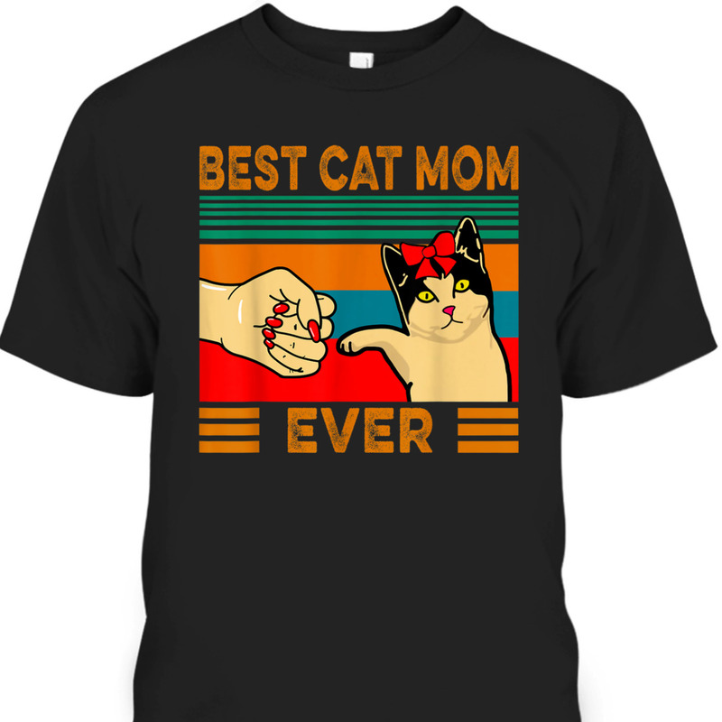Vintage Mother's Day T-Shirt Best Cat Mom Ever Vintage Mother's Day T-Shirt Best Cat Mom Ever
