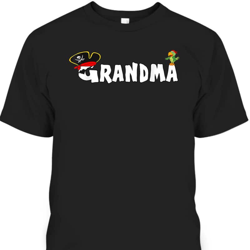 Mother's Day T-Shirt Gift For Great Grandma Skull And Crossbones Hat Mother's Day T-Shirt Gift For Great Grandma Skull And Crossbones Hat